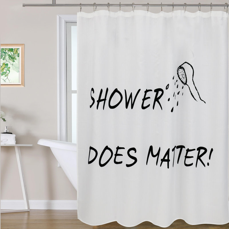 Rideau de douche simple