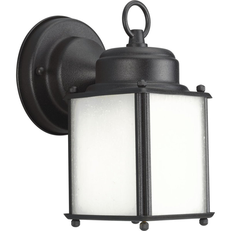 Lanterne murale d'extérieur Rawson, H 6,5 po x l 4,63 po x P 6,13 po, Noir
