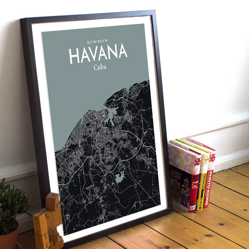 Havana - No Frame Print, 91.4cm H x 61cm W x 0.13cm D
