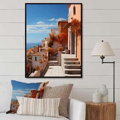 «Italy Terracotta Tones Fontanas VI», reproduction sur toile