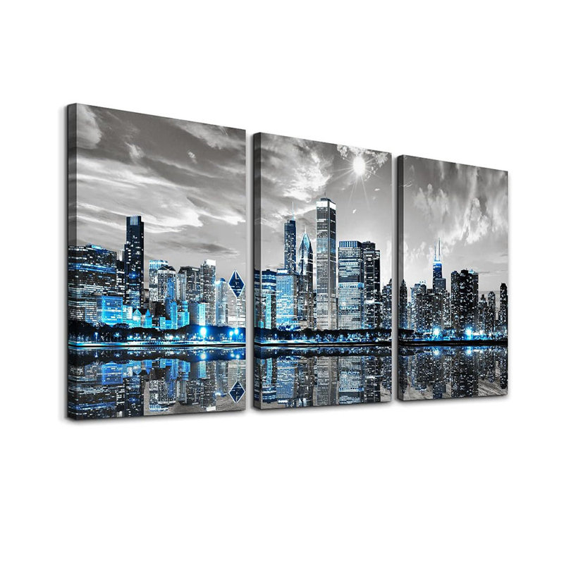 3 Piece Wrapped Canvas Print