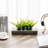 Artificial Grass Fake Plants In Wood Box