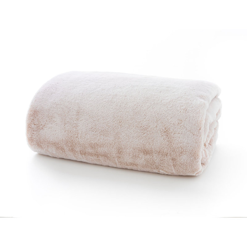 Throw Blanket, Taupe, W130 x L160cm
