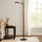 45'' Black LED Swing Arm Floor Lamp