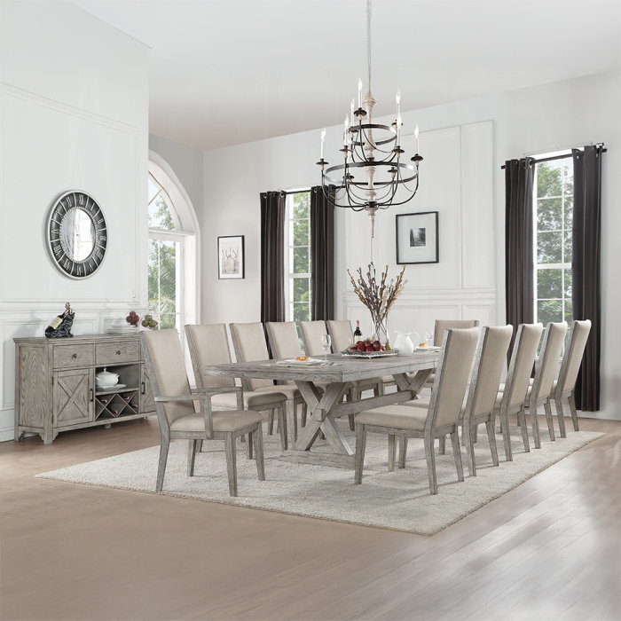 ACME Rocky Dining Table, Gray Oak