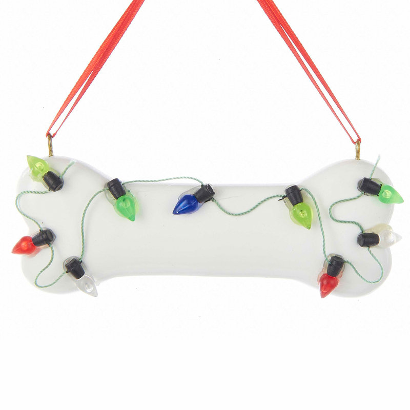 Ornement de figurine suspendu pour chien personnalisé, Oui