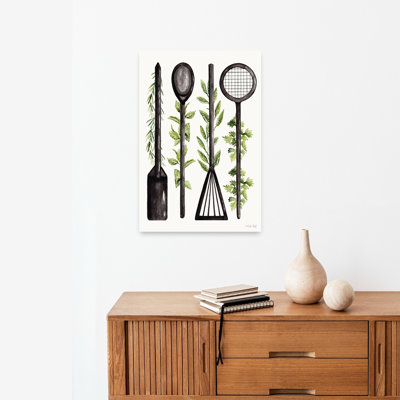 Art mural moderne abstrait rustique Cooks Essentials