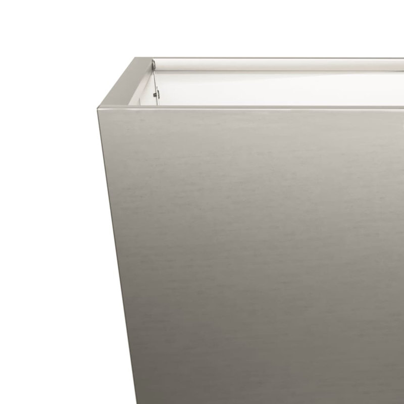 Pot de fleurs de jardin brun, 1, Brun, H 19,7 po x l 19,7 po x P 19,7 po
