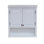 Armoire de rangement murale pour salle de bain Dorset, 69 cm (L) x 74 cm (H), avec deux portes et une Ã©tagÃ¨re ouverte