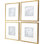 " Leaf Study S/4 " 4 Piece Art Print
