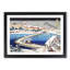 The Pontoon Bridge at Sano by Katsushika Hokusai - Picture Frame Painting Print-55639834-55639832