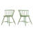 Warner Concrete Veneer Top Dining Table And Low Back Windsor Chairs Set - Stripe Concrete Veneer Top Table And 4 Finish Chairs-114509602