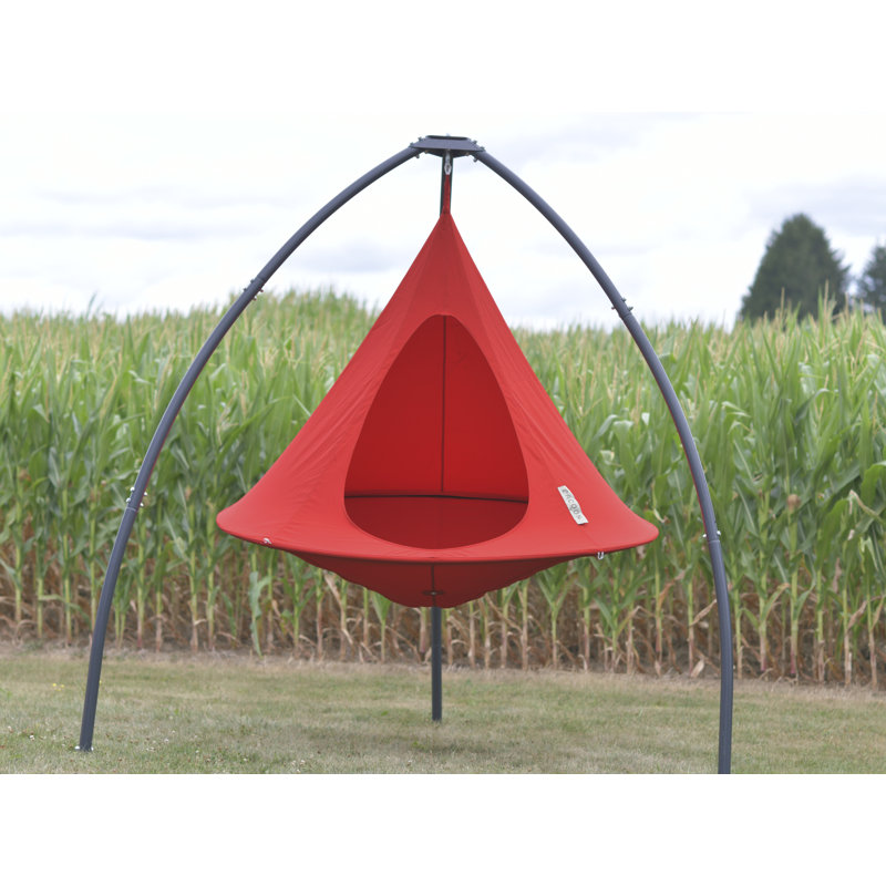 Cacoon - Island Vibe Hanging Chair, 183cm H x 183cm W x 183cm D, Red