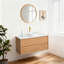 Meuble-lavabo mural simple 48 po avec comptoir en quartz-1149668882