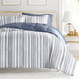 7-Piece Bedding Bundle - Pattern Comforter and Sheet Set