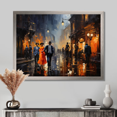 Music In Harlems IV - African American Art Canvas Print