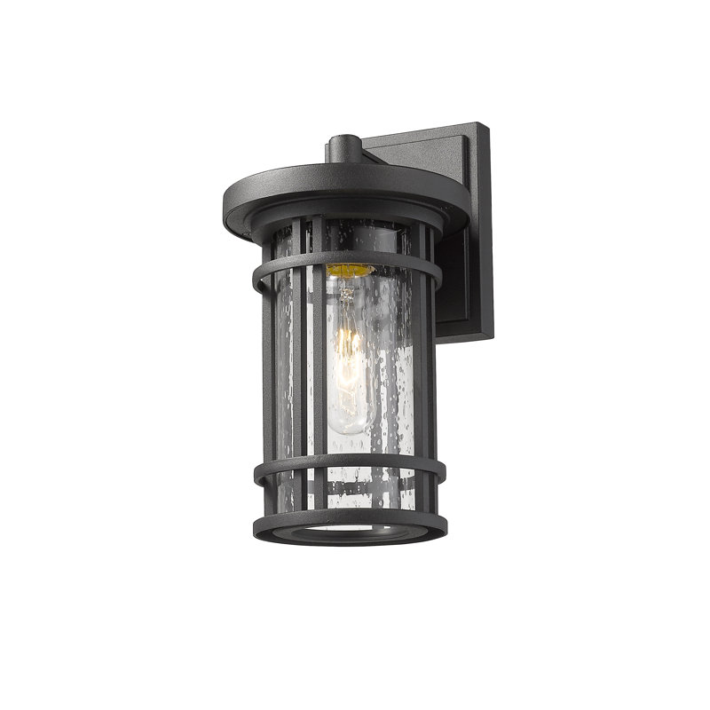 Lanterne murale d'extérieur Landry, Noir, H 10,75 po x l 6 po x P 6,75 po