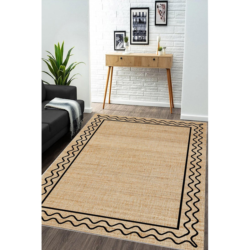 Tapis Jutte avec envers antidérapant, Rectangle 5 pi 3 po x 7 pi 6 po
