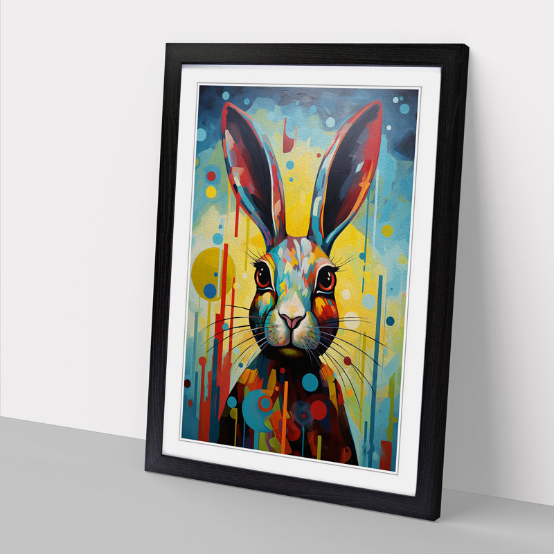 Hare Orphism No.2 - Framed Print