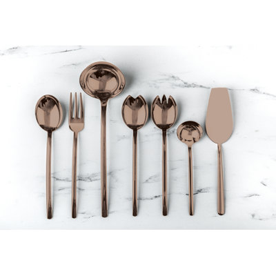 Due 7 Piece Stainless Steel Hostess Set