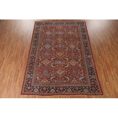 Pre-1900 Vegetable Dye Traditional Area Rug 8x11