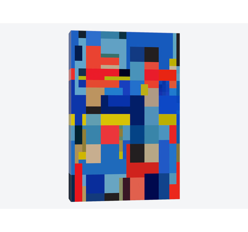 « viva », impression sur toile, H 12 po x l 8 po x P 0,75 po, Pas de tapis, Toile tendue