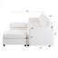 Grand canapé modulaire moderne, canapé modulaire en U avec fonction de rangement, canapé-lit de 123 po avec repose-pieds, méridienne modulaire à 6 places pour salon, chenille-7516325