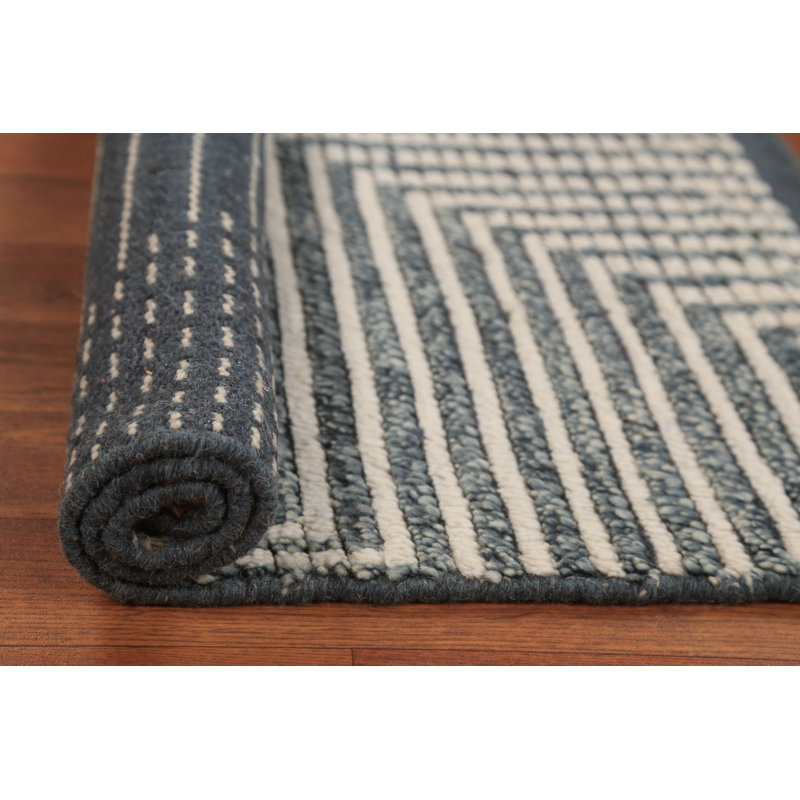 Striped Moroccan Modern Accent Rug 2x3