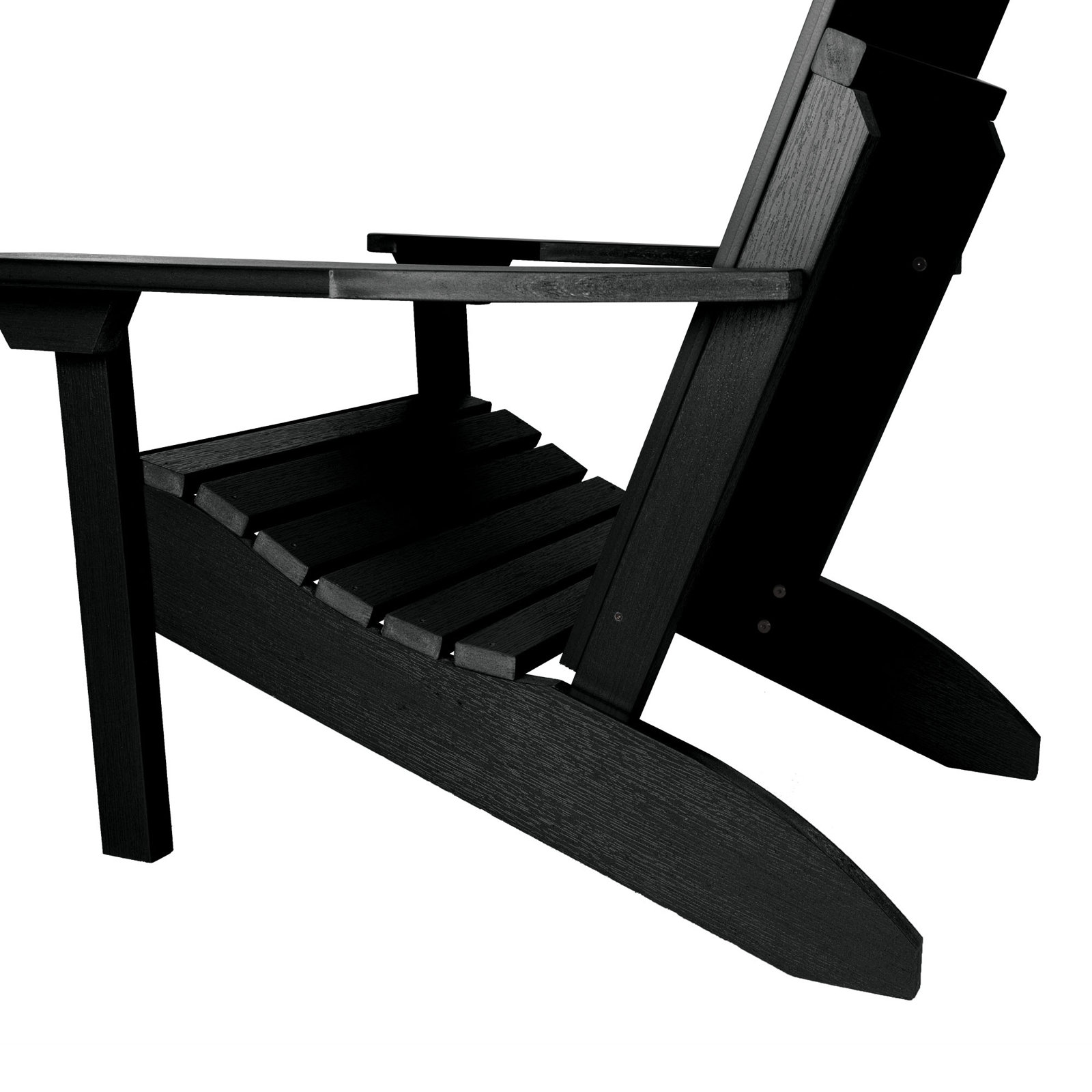 Leis Outdoor Adirondack Chair, Black
