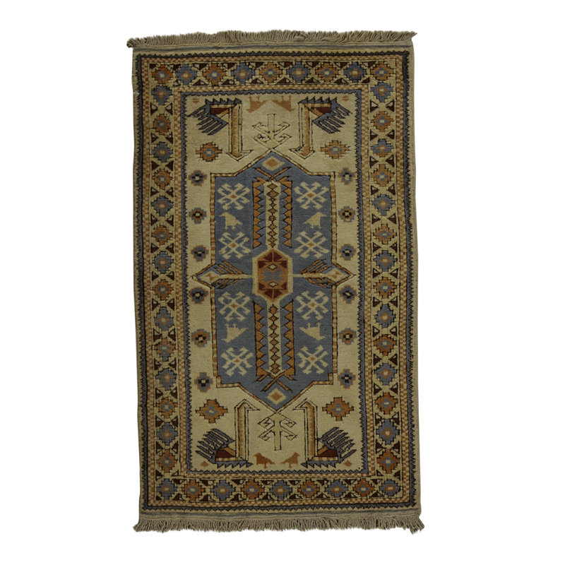 Tapis chameau noué à la main de haute qualité