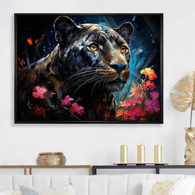 " Dreamy Panther Nocturne " Print