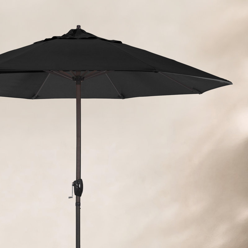 Parasol 9 pi Mira Sunbrella® Mira, Toile Sunbrella® noir