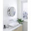 Cirko Metal Flat Mirror with Shelves