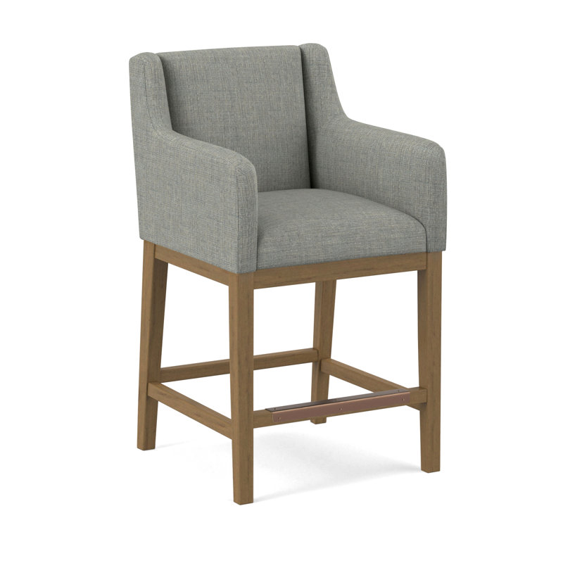 Upholstered Stool, 61471-88, Beachwood