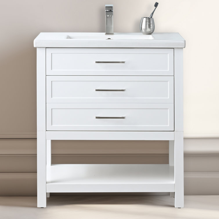 Vicini 30'' Single Vanity with Ceramic Top