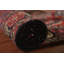 Tapis de couloir motif floral persan rouge Lilian fait à la main 3 x 16
