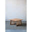 Table basse moderne 27,6 x 27,6 x 13,8 po, centre de table décontracté