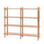Berlanga 135cm H x 160cm W Solid Wood Standard Bookcase