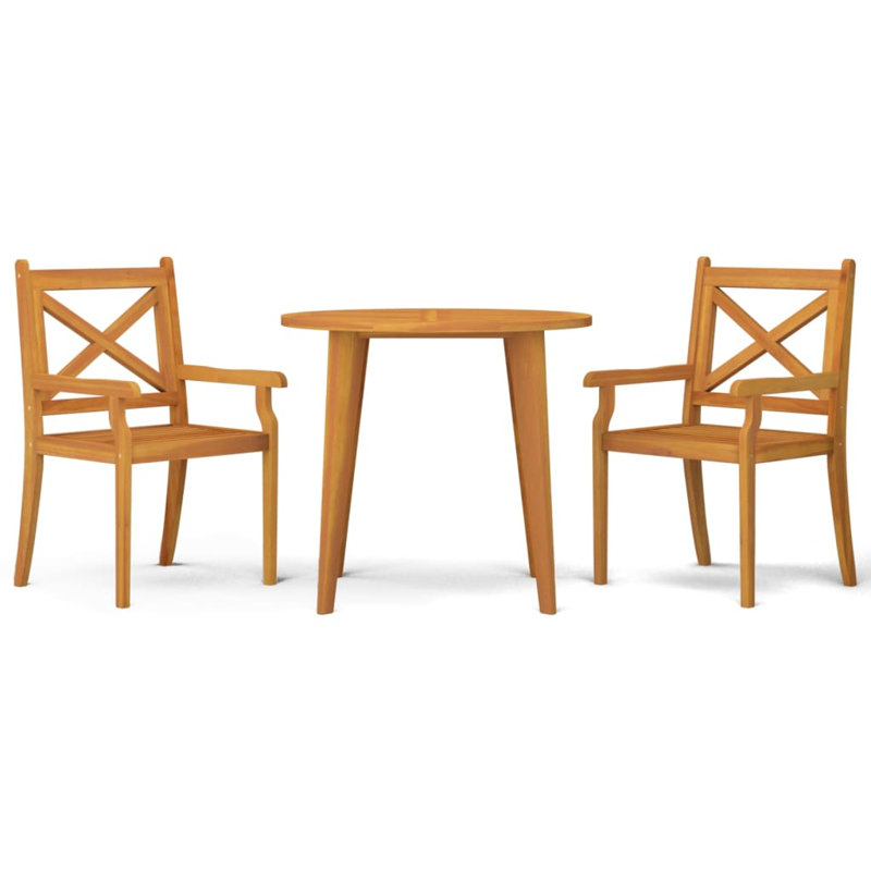 Ensemble repas extérieur pour 2 personnes Round
