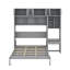 Lit escamotable mural avec bureau, armoire supérieure et tablettes de rangement-1854979264-1854979267