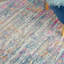 Tapis fuchsia / bleu à motif abstrait Harrower-2103125843