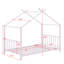 Lit plateforme simple en métal-1422226473