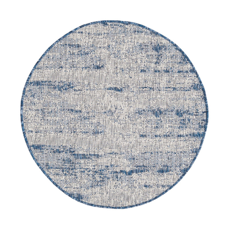 Tapis intérieur / extérieur moderne Penson, Rond 3 pi 1 po