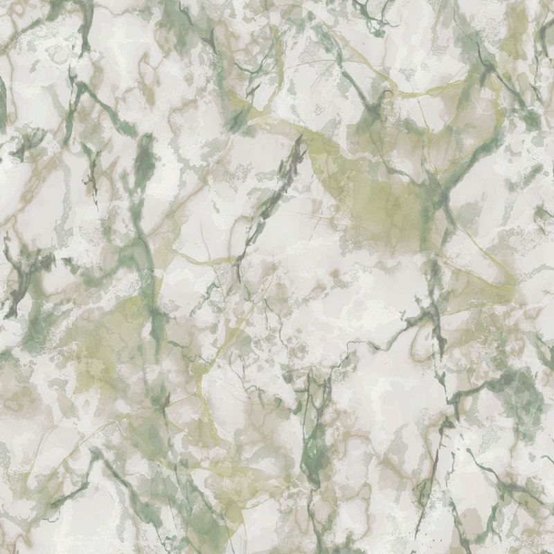 Meiling Faux Marble Roll, Green