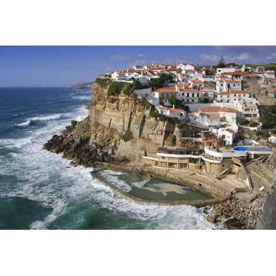 Seaside Village - Wrapped Canvas Print