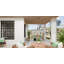 Bourbon 2-Light Matte Black Outdoor Flush Mount