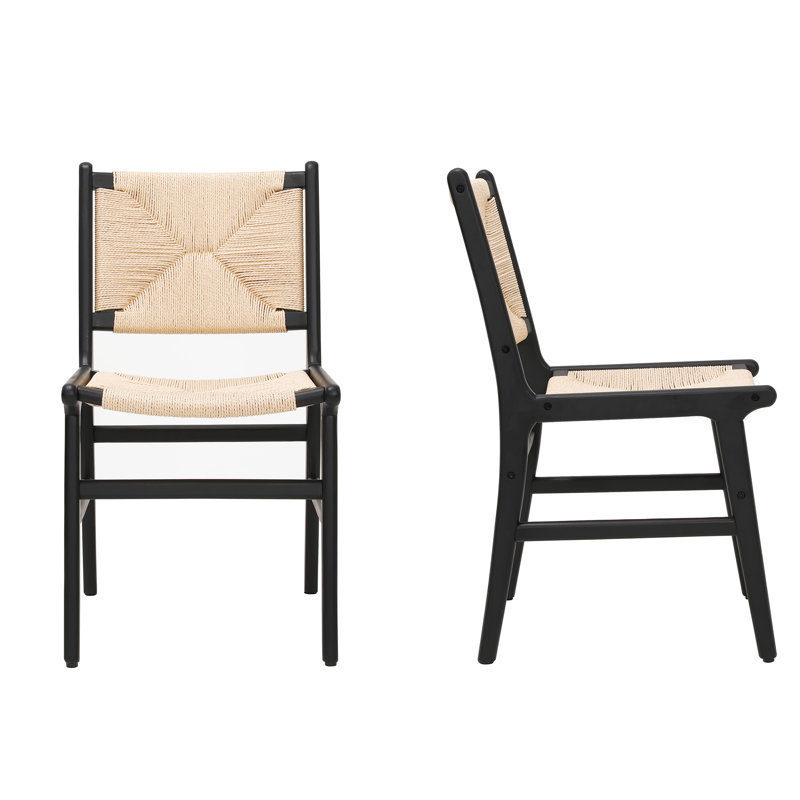 Solid Dining Chairs, Black