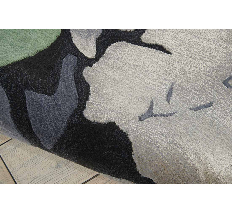 Prismatic Viscose Abstract Indoor Rug