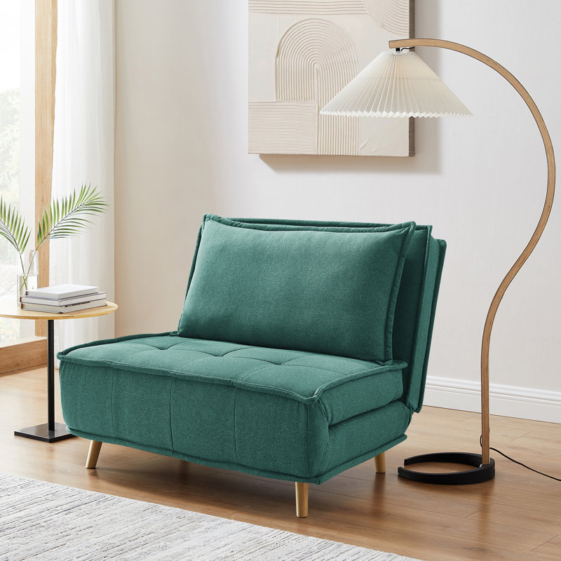 Mikell Upholstered Accent Chair, Green