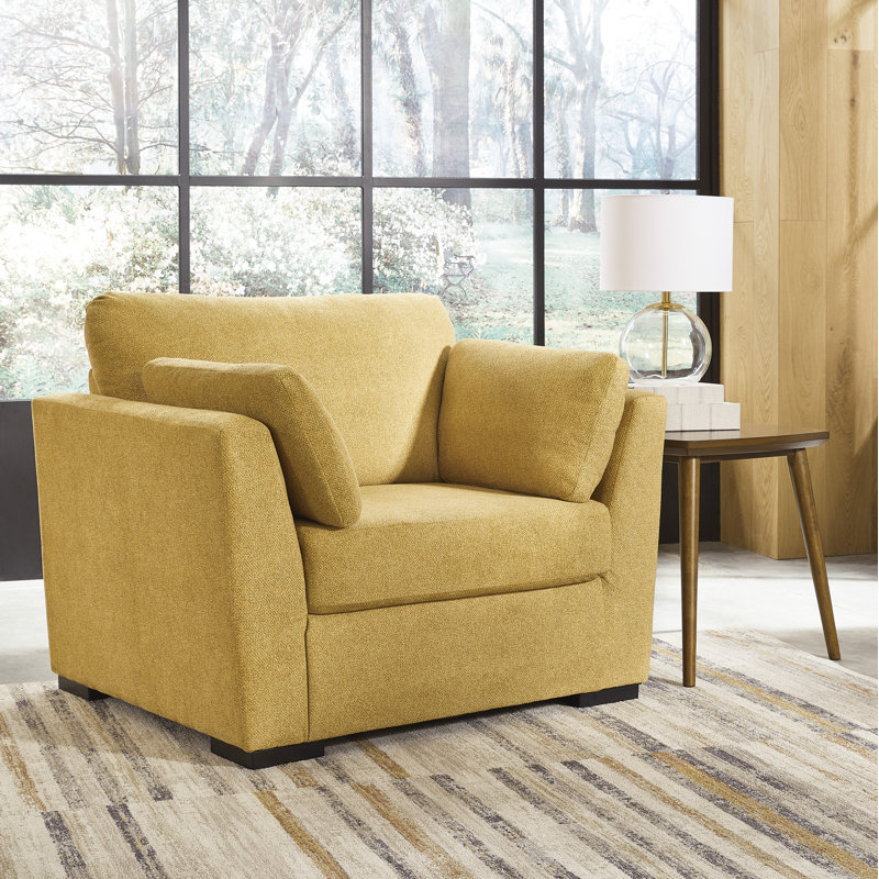 Fauteuil surdimensionné Owlex, Polyester jaune